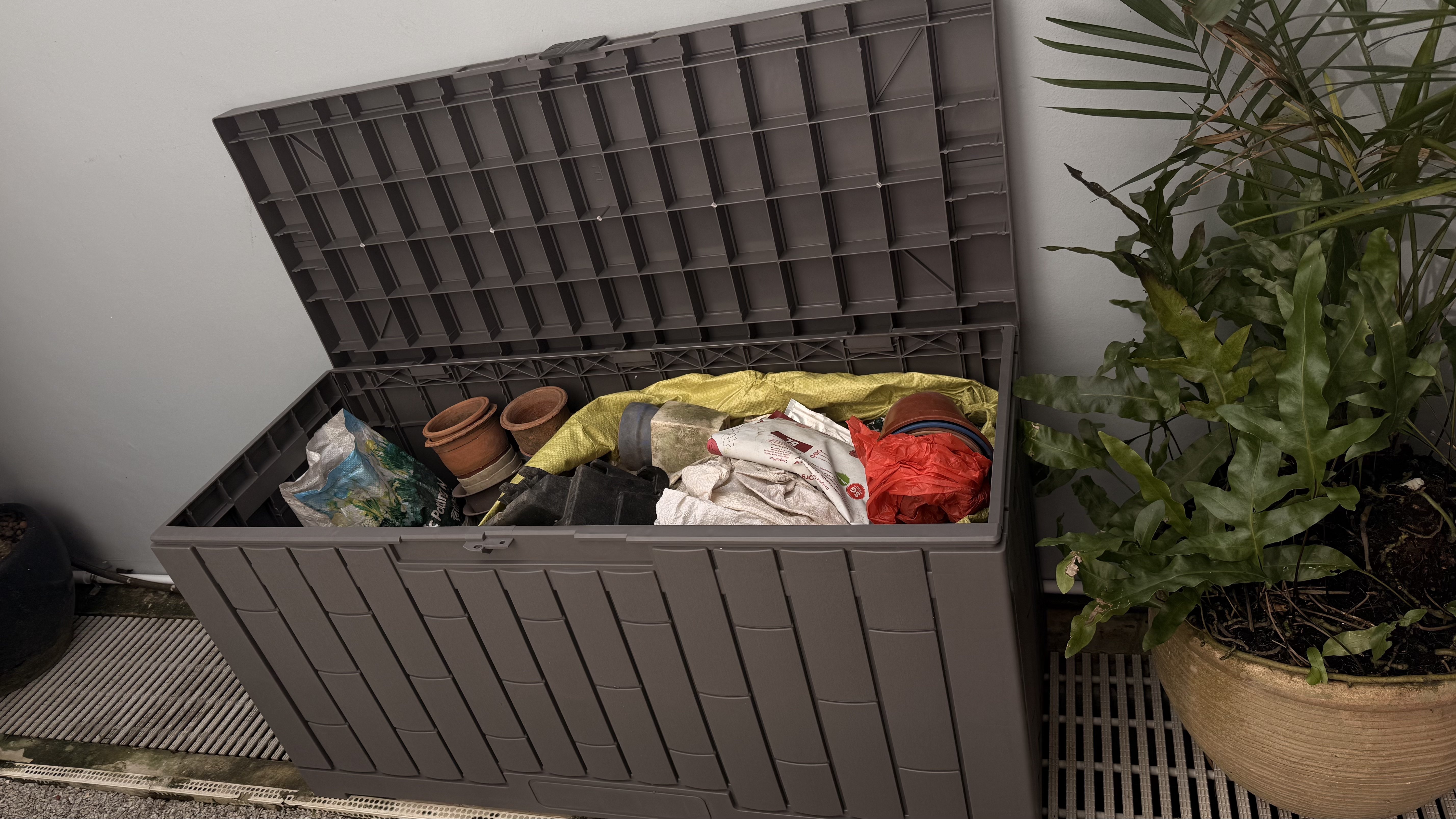 Outdoor Camping Bin - Outdoor Waterproof Dustproof Storage Box Patio