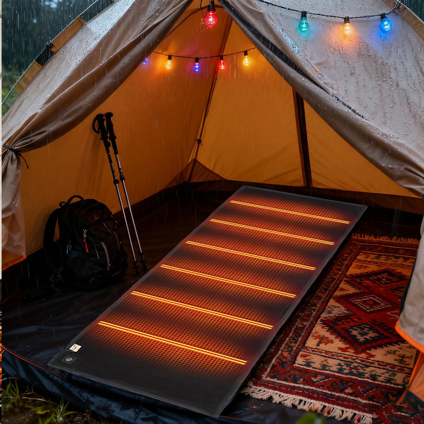 Outdoor Camping In Winter - Electric Warm Foldable Camping Gear for