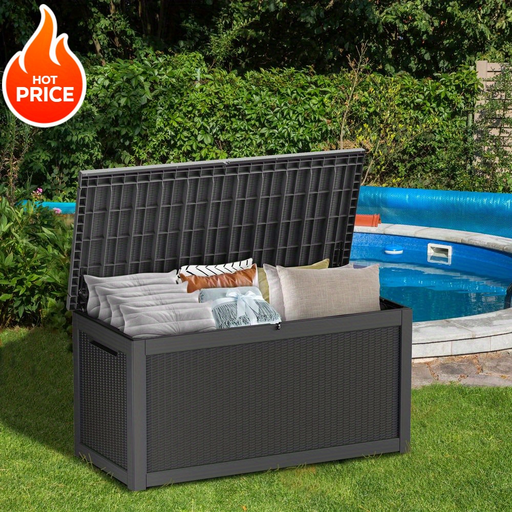 Outdoor Camping Table - TARKARI 260/230/150/129/49 Gallon Weatherproof Outdoor Storage