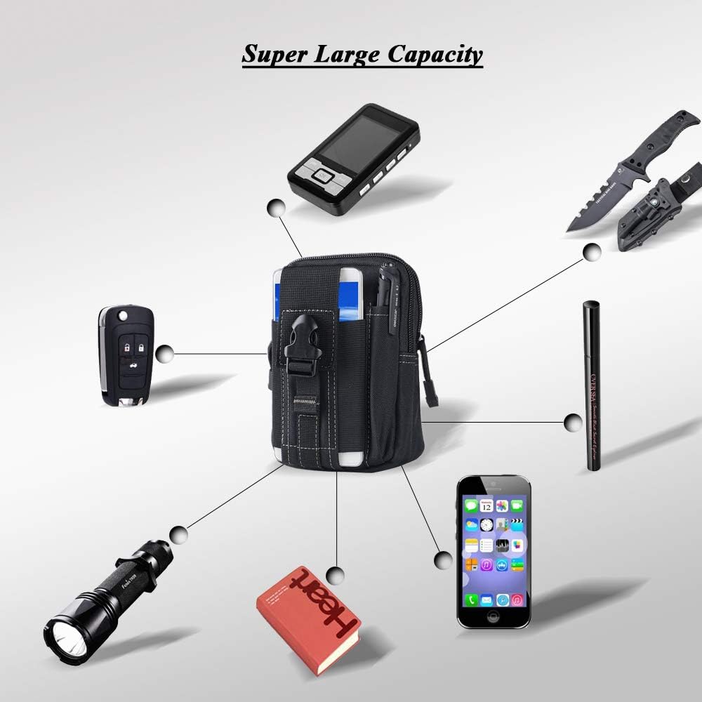 Tactical Molle Belt Pouch Mili - Outdoor Camping Stores avis et prix