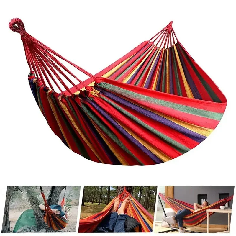 1pc Outdoor Canvas Hammock Cam - Camping Hammock avis et prix