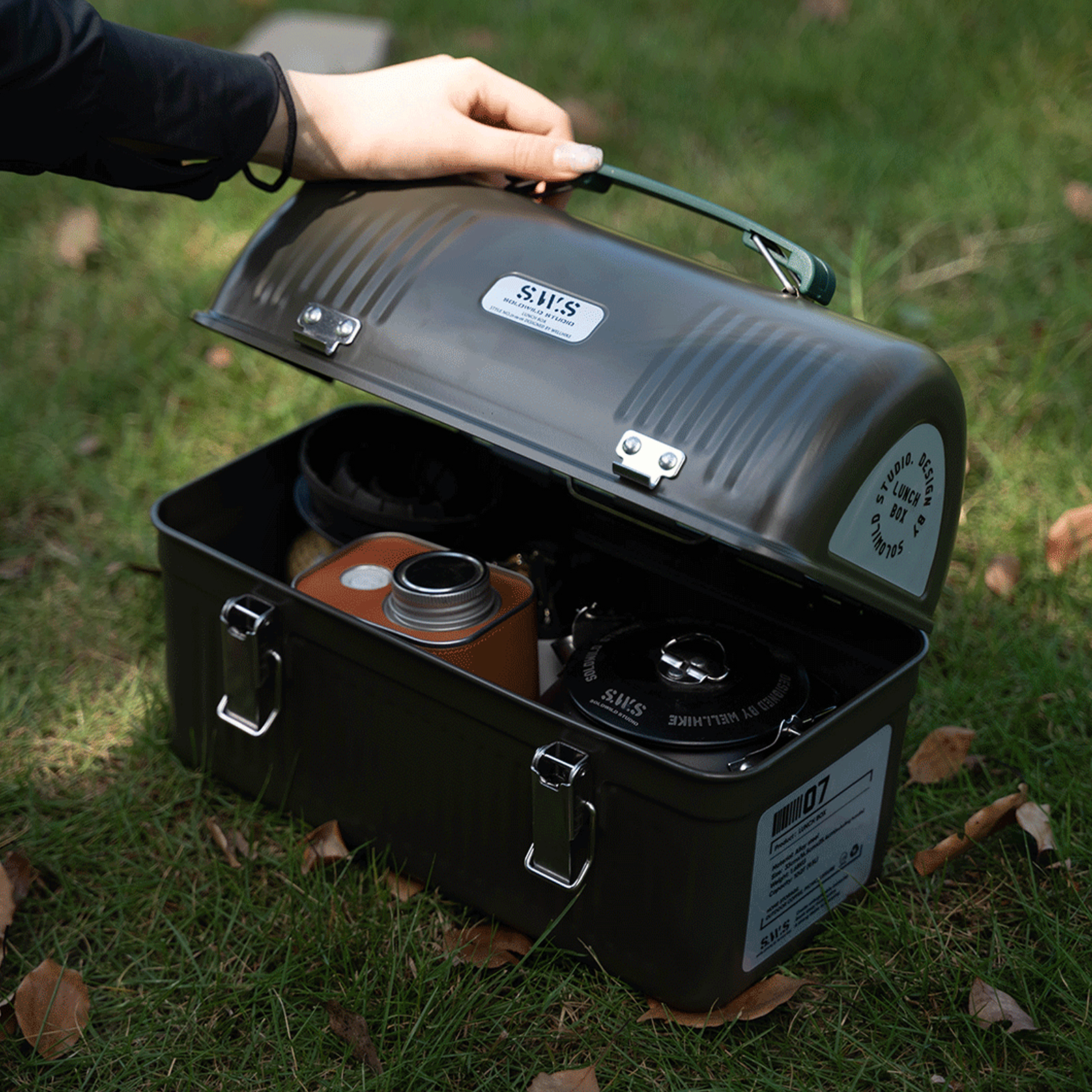 9.5L Vintage Camping Metal Lun - Outdoor Camping Stores avis et prix