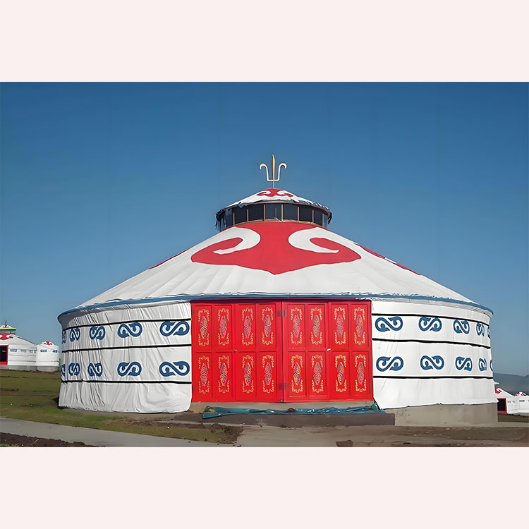 Outdoor Mongolian Tent with PV - Outdoor Camping Exhibition avis et prix