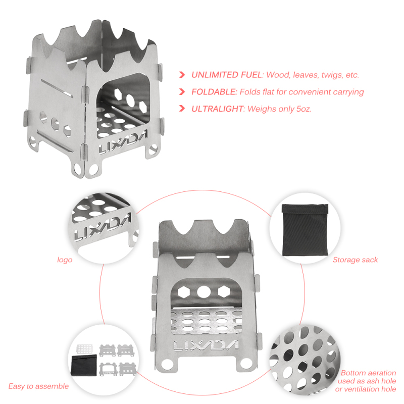 Lixada Titanium/Stainless stee - Outdoor Camping Sink avis et prix