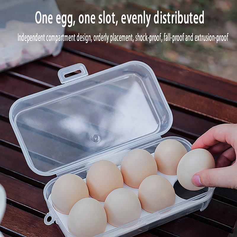 3/4/8 Grids Egg Holder Contain - Outdoor Camping Stores avis et prix