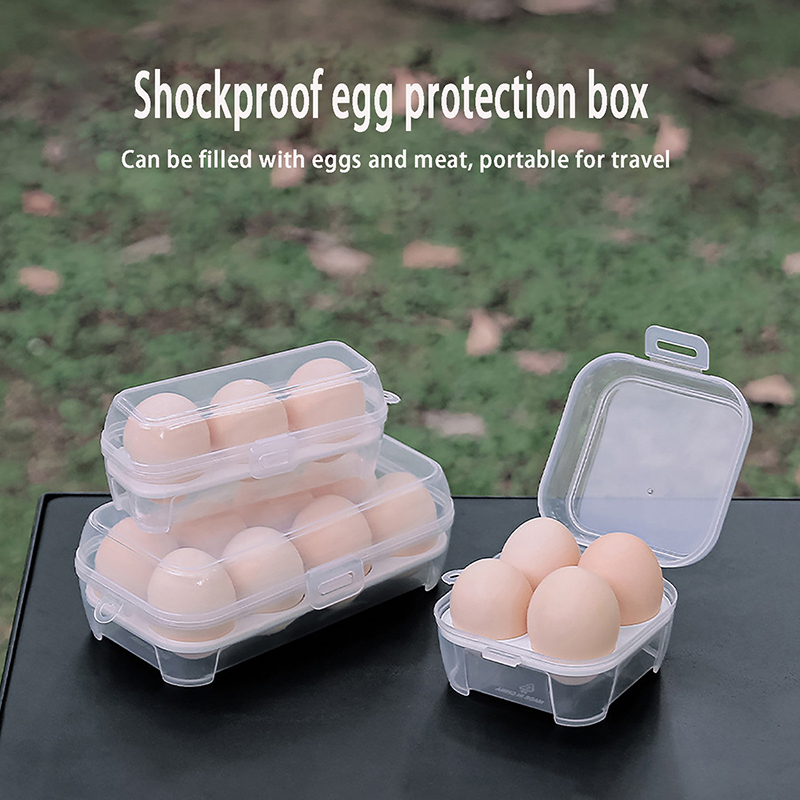 3/4/8 Grids Egg Holder Contain - Outdoor Camping Stores avis et prix