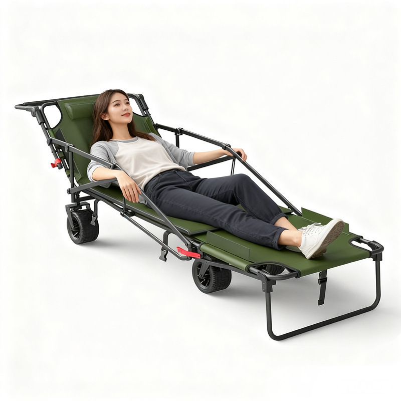 Foldable Camping Wagon with Ta - Outdoor Camping Trolley avis et prix