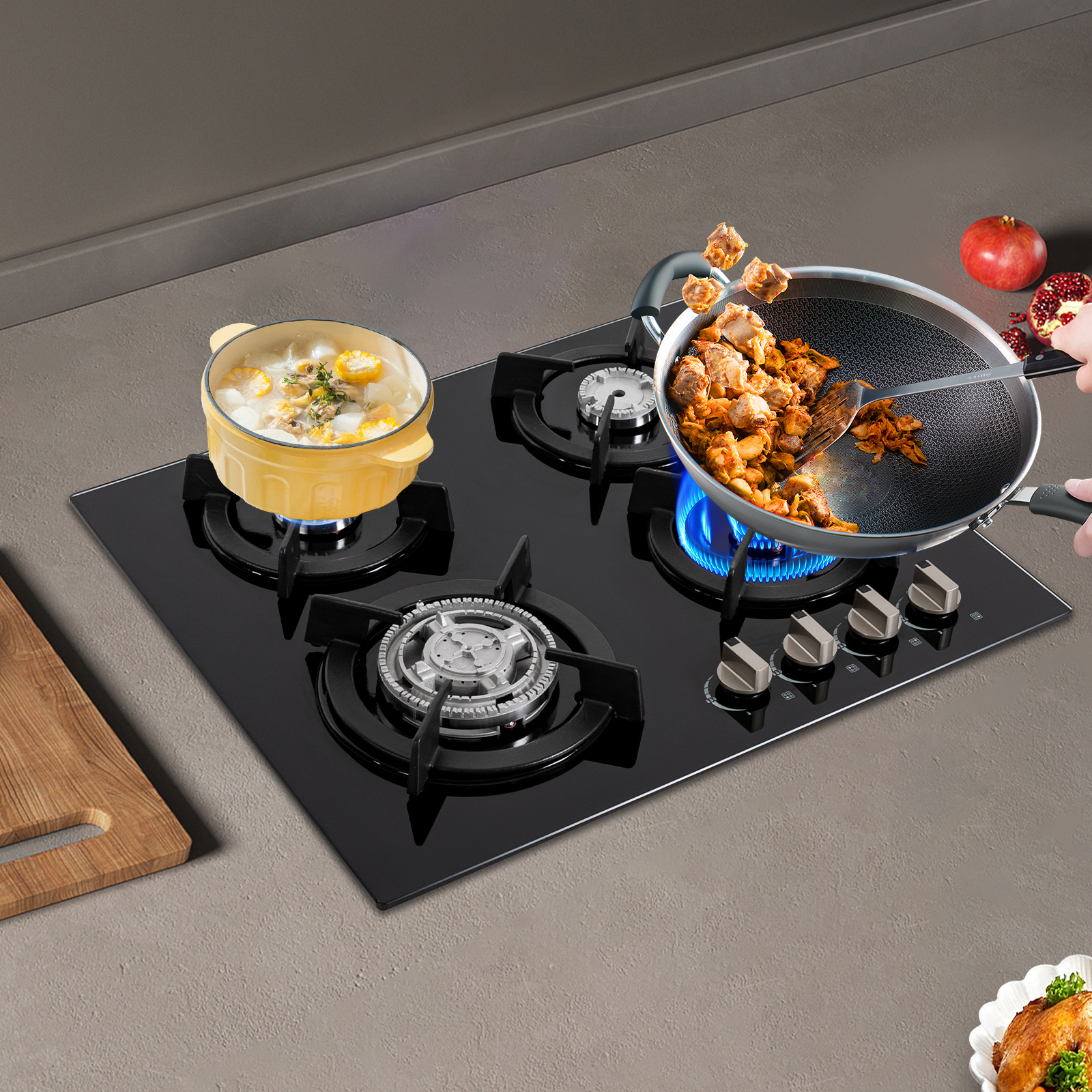 4-Burner Outdoor Gas Stove Bui - Outdoor Gas Stove avis et prix