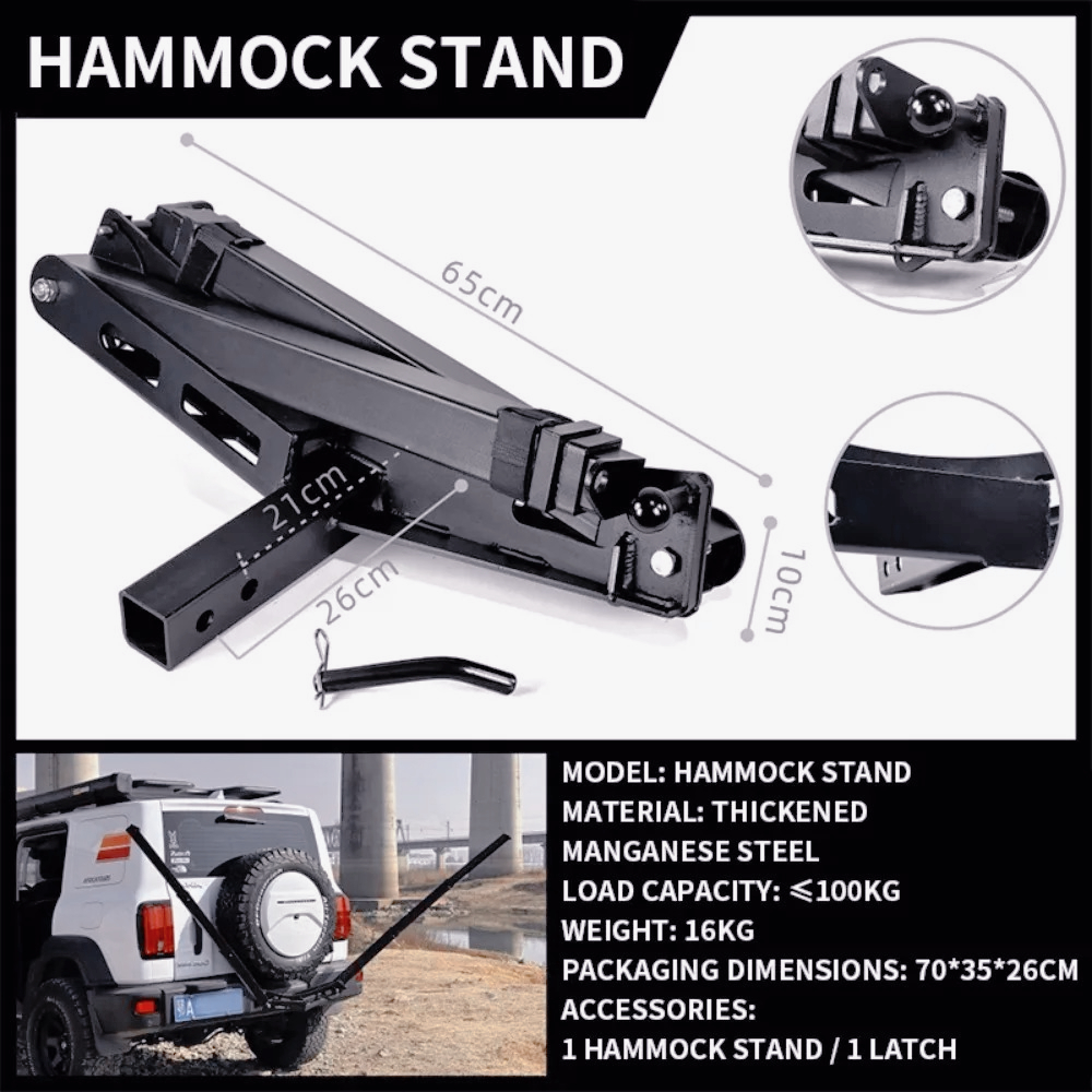 AM-Outdoor trailer bar square  - Camping Hammock avis et prix