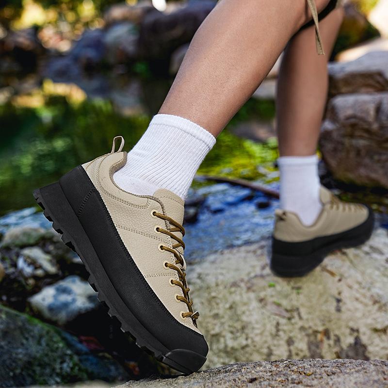 Trendy Leather Shoes Hiking Me - Urban Outdoor Camping avis et prix