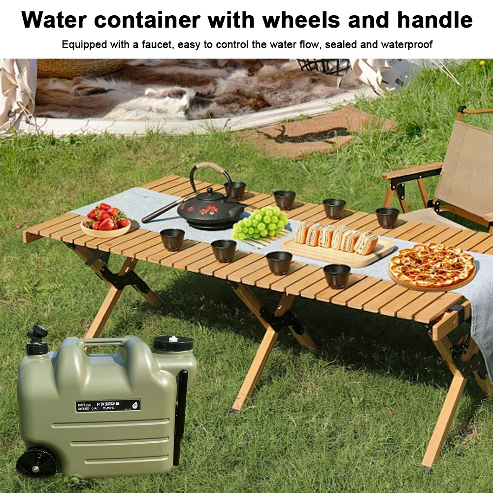 28L Camping Outdoor Bucket wit - Outdoor Camping Trolley avis et prix