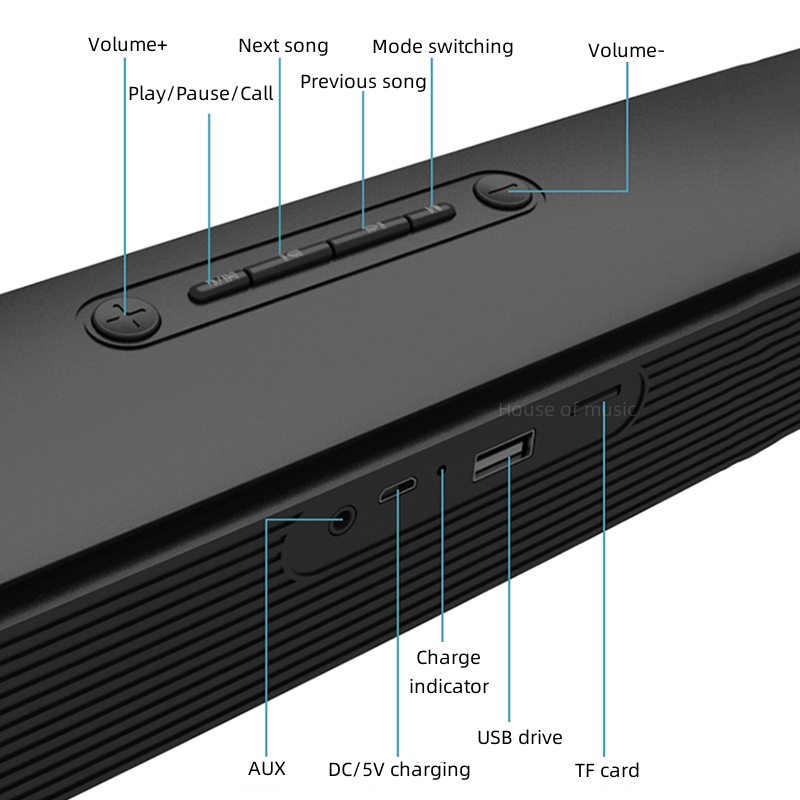 TV Soundbar Wired and Wireles  - Outdoor Camping Tv avis et prix