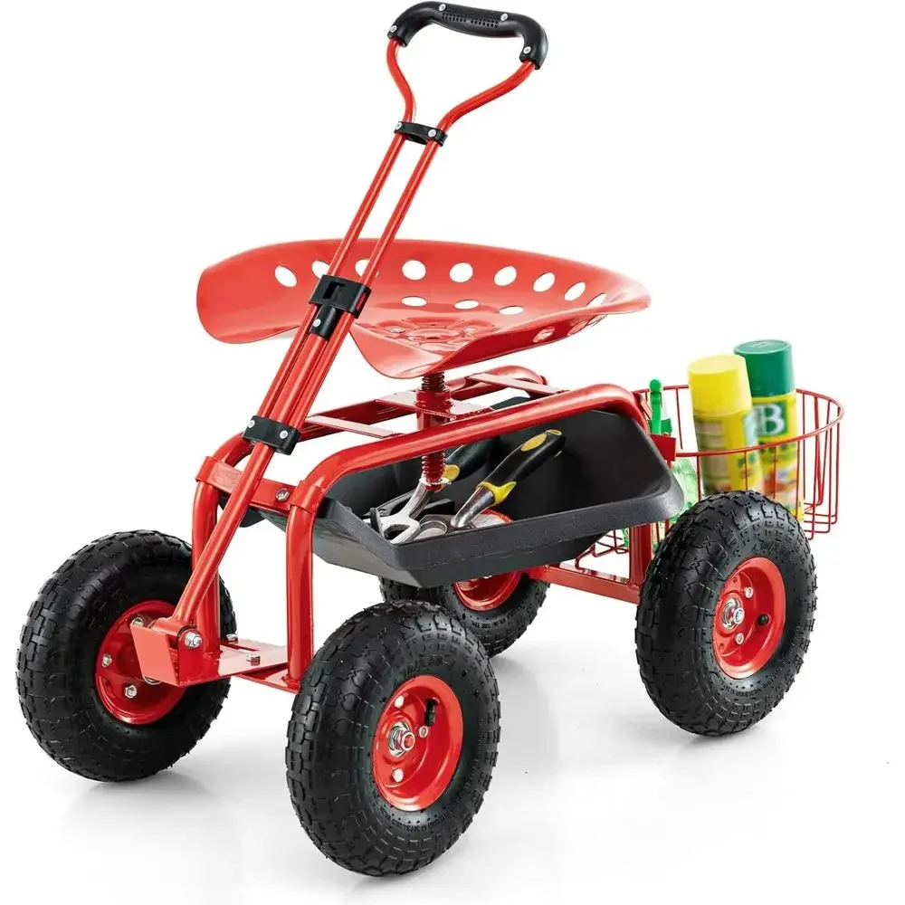 Adjustable Garden Cart with Sw - Outdoor Camping Trolley avis et prix