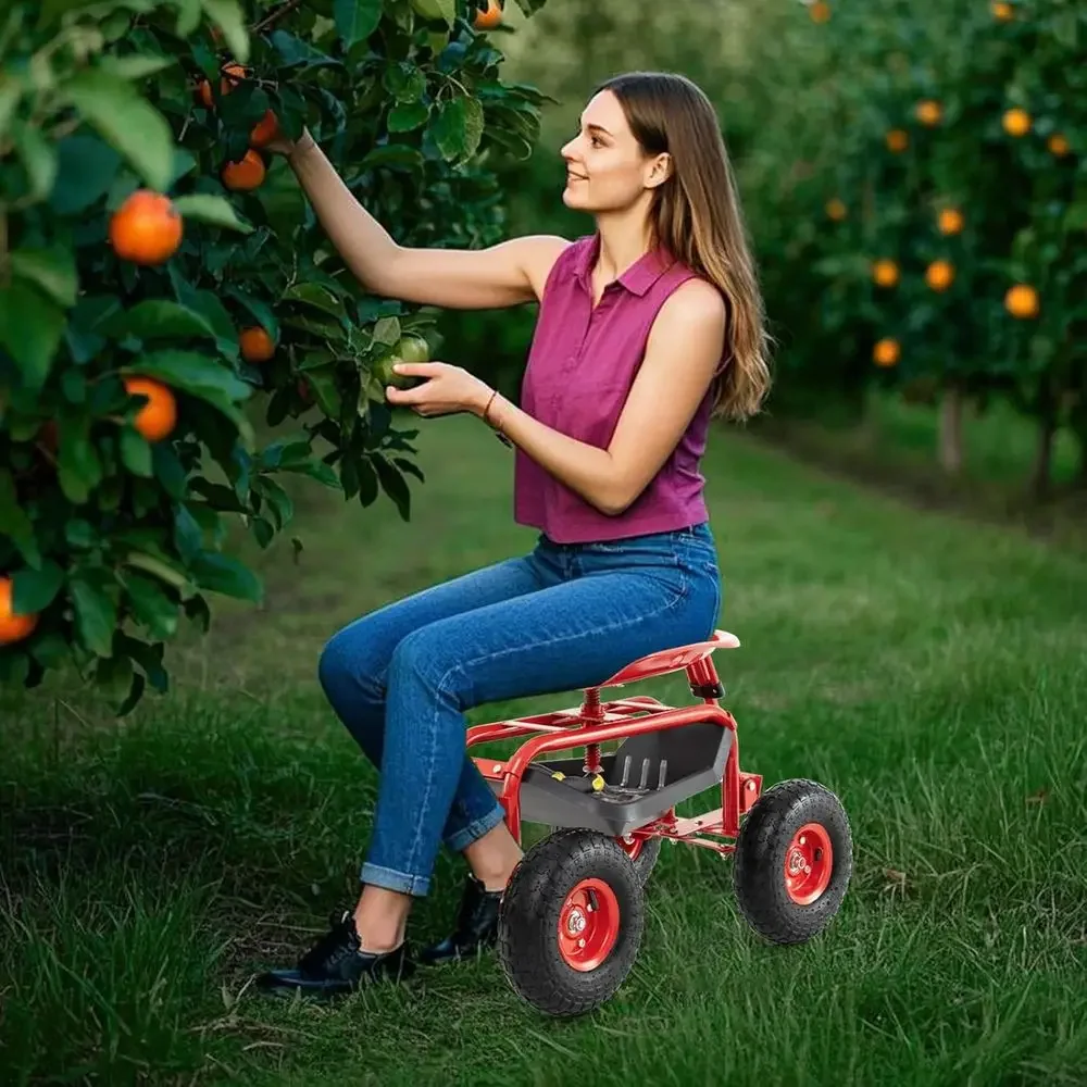 Adjustable Garden Cart with Sw - Outdoor Camping Trolley avis et prix