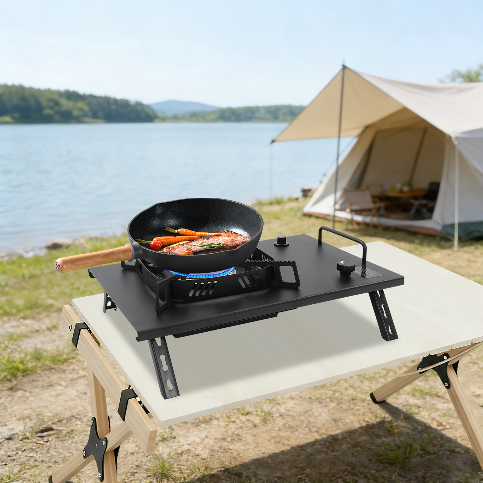 Black Outdoor Gas Stove, Folda - Outdoor Gas Stove avis et prix