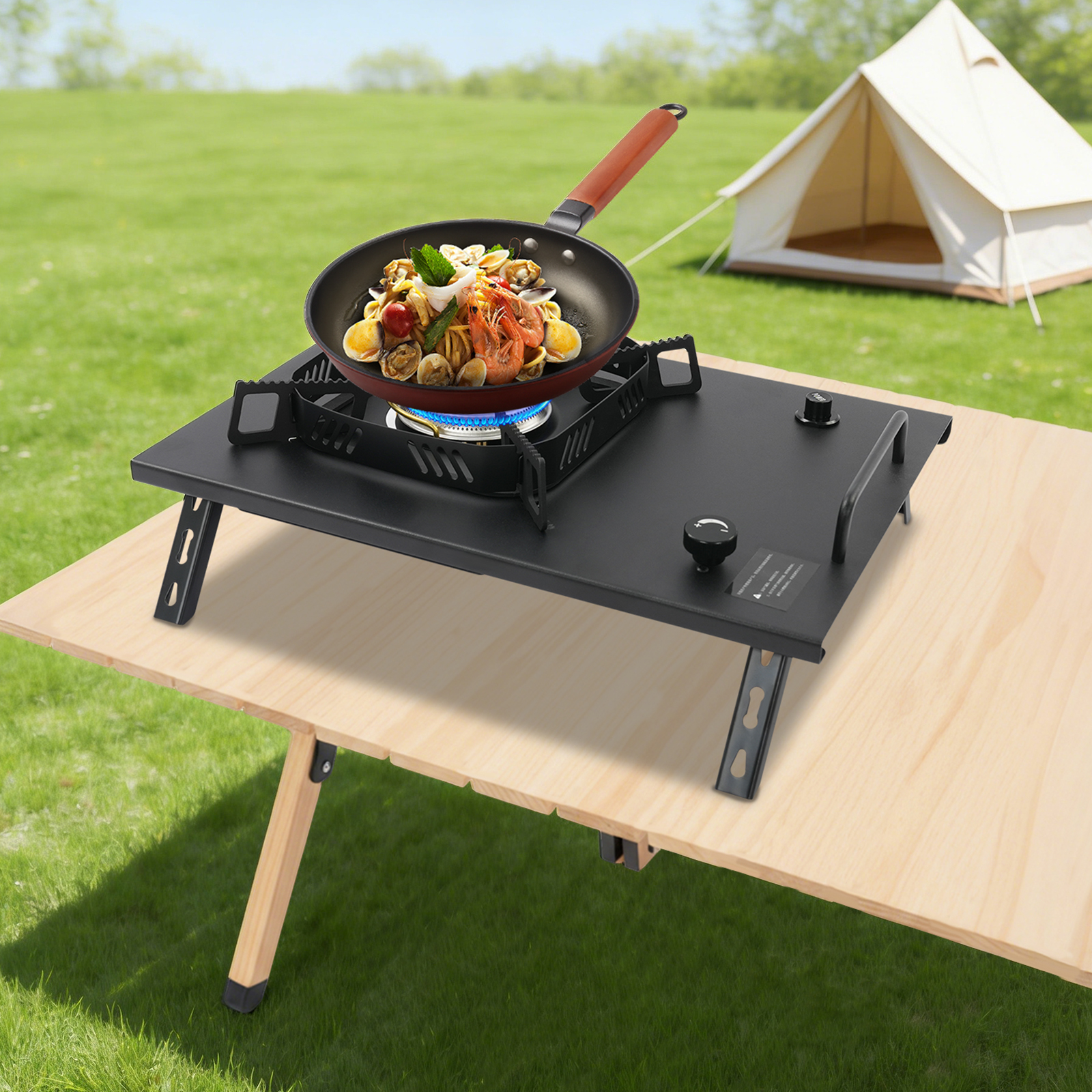 Black Outdoor Gas Stove, Folda - Outdoor Gas Stove avis et prix
