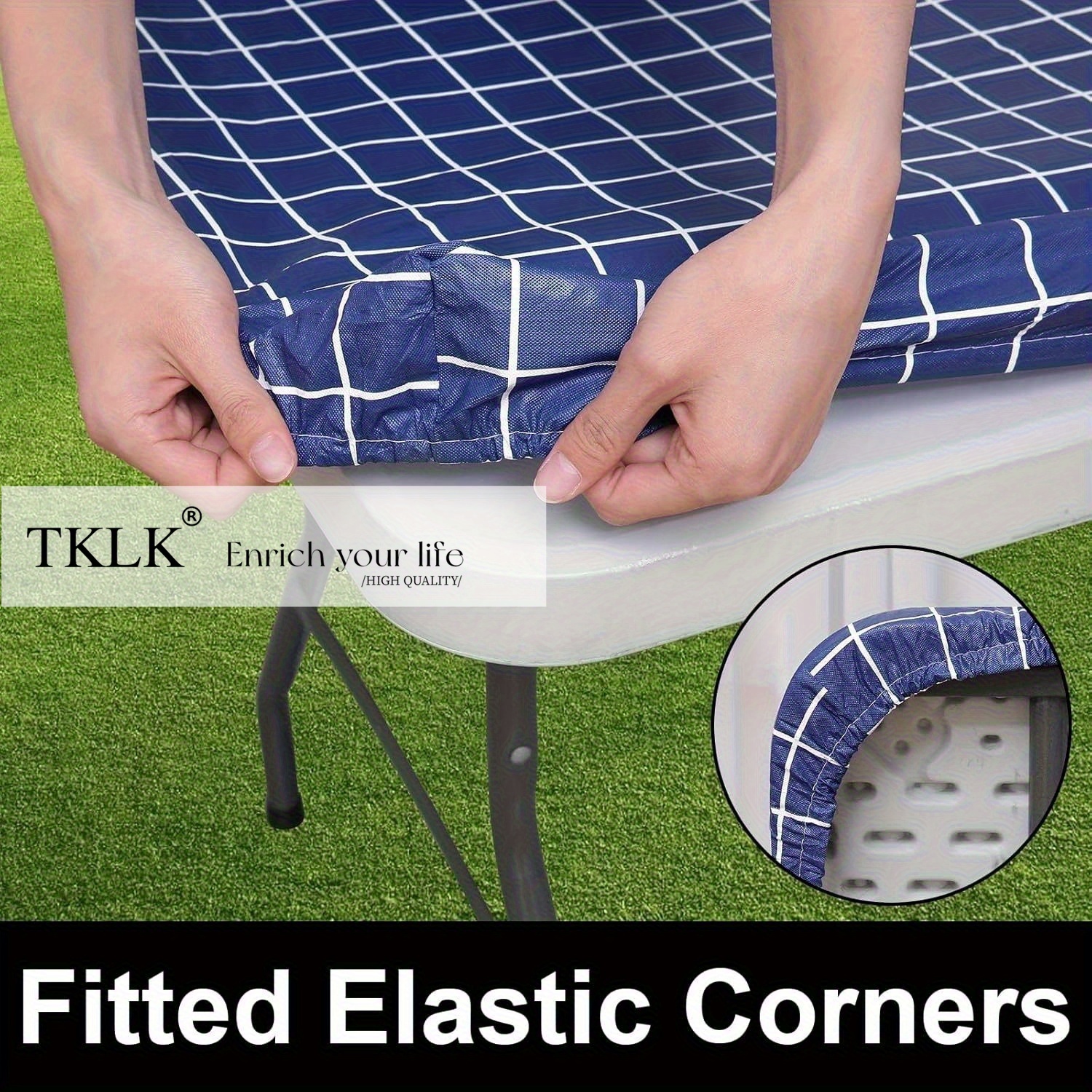 Rectangle Table Cloth, Elastic - Outdoor Camping Table avis et prix
