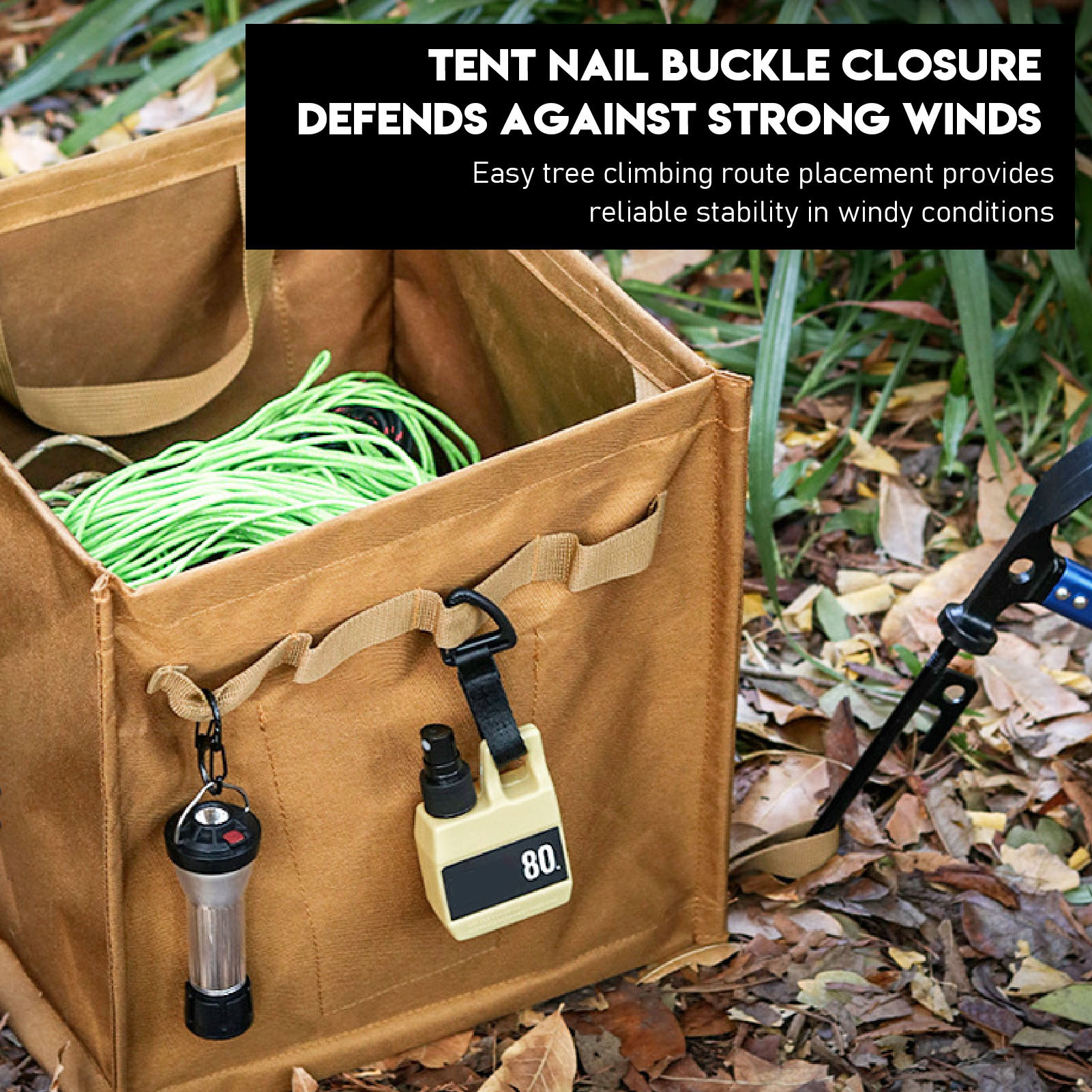 Outdoor Foldable Trash Can 33L - Outdoor Camping Bin avis et prix