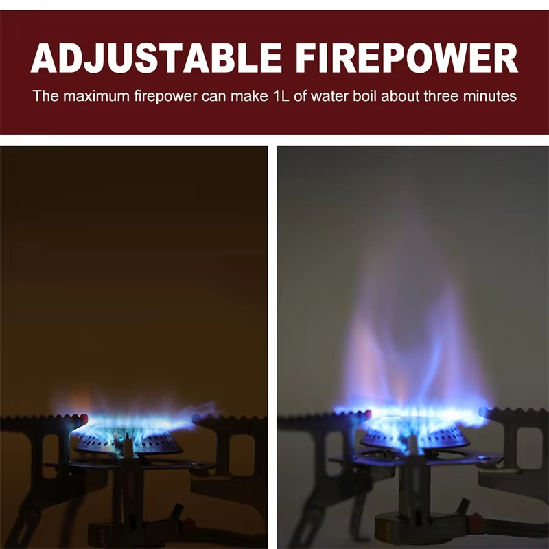 Portable 3-burner gas stove, f - Outdoor Gas Camping Oven avis et prix