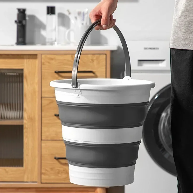 Collapsible Bucket 5L-15L Stri - Outdoor Camping Bin avis et prix