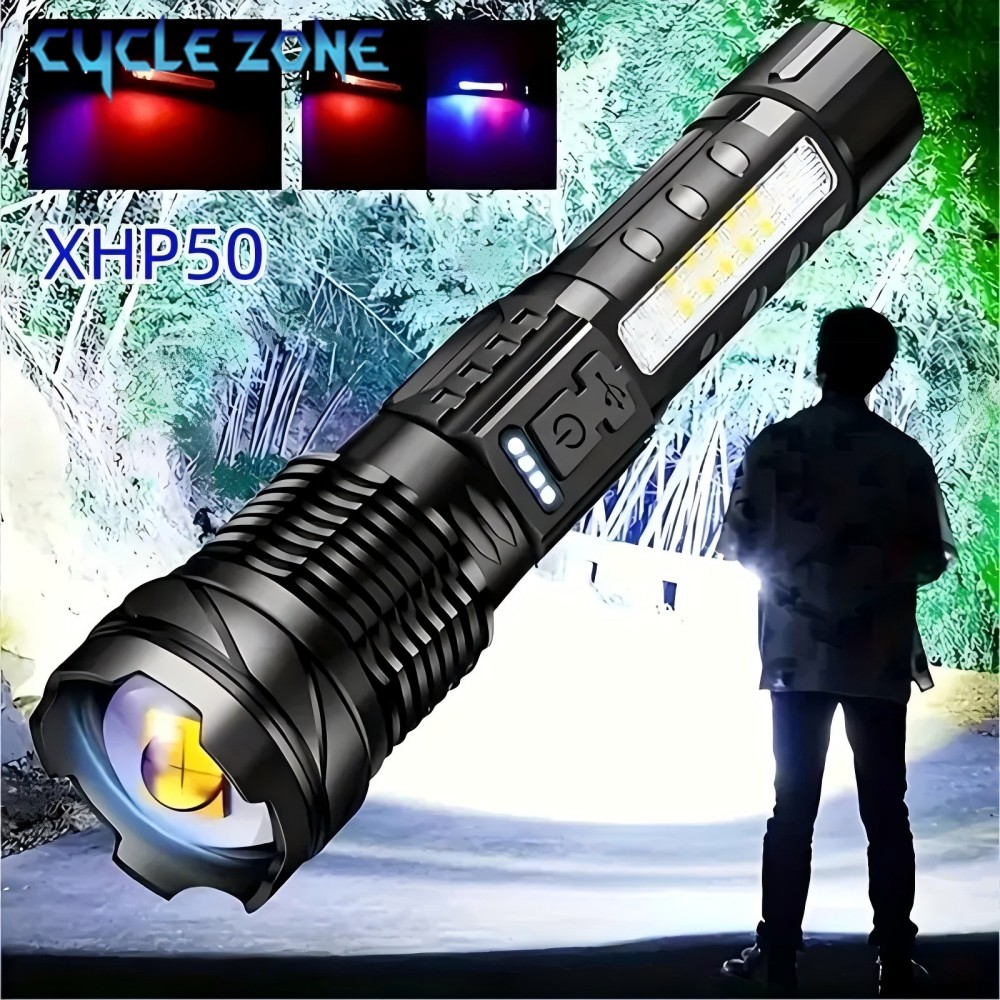 XHP50 Flashlight Zoomable Flas - Outdoor Camping Zone avis et prix