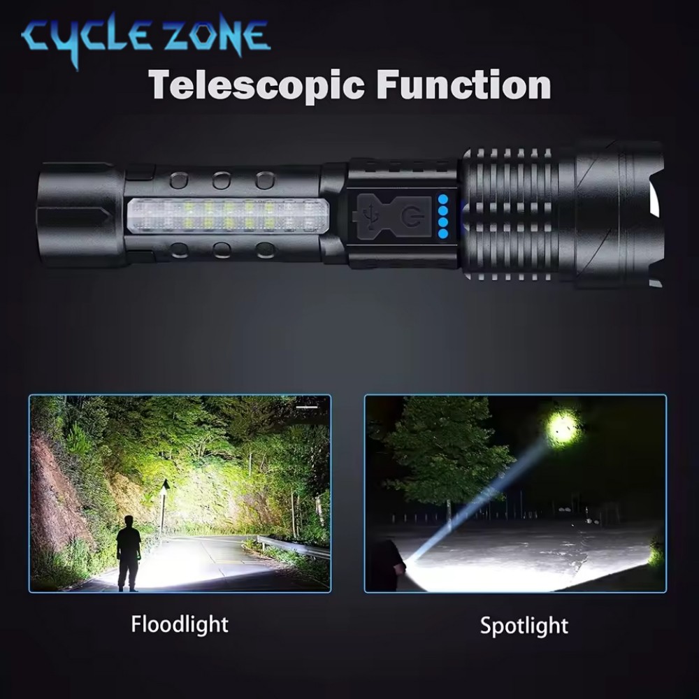 XHP50 Flashlight Zoomable Flas - Outdoor Camping Zone avis et prix