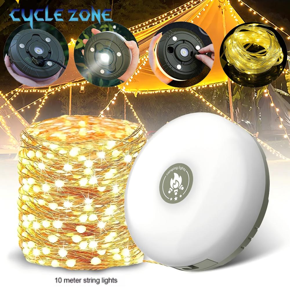 LED Camping Lamp with Reel Str - Outdoor Camping Zone avis et prix