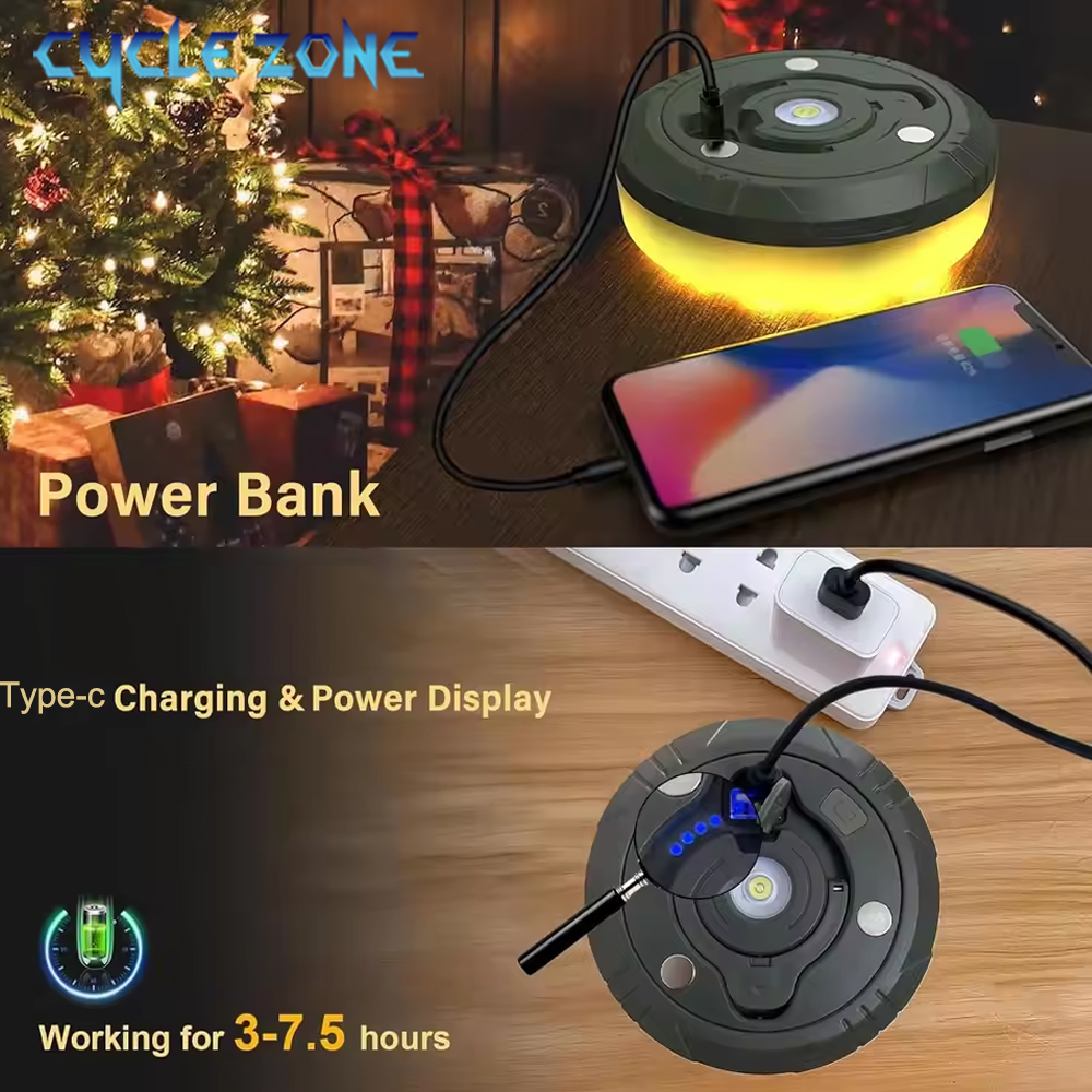 LED Camping Lamp with Reel Str - Outdoor Camping Zone avis et prix