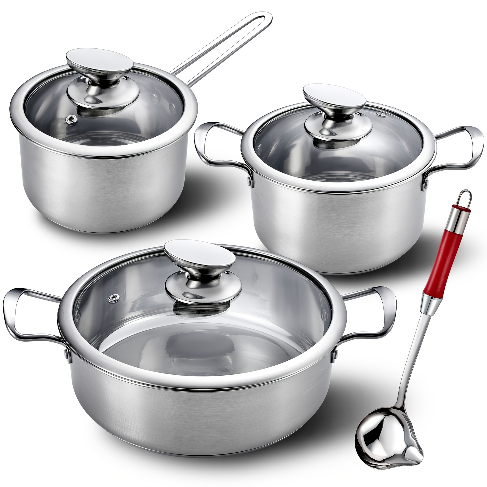 7pcs Stainless Steel Cookware  - Outdoor Gas Stove avis et prix