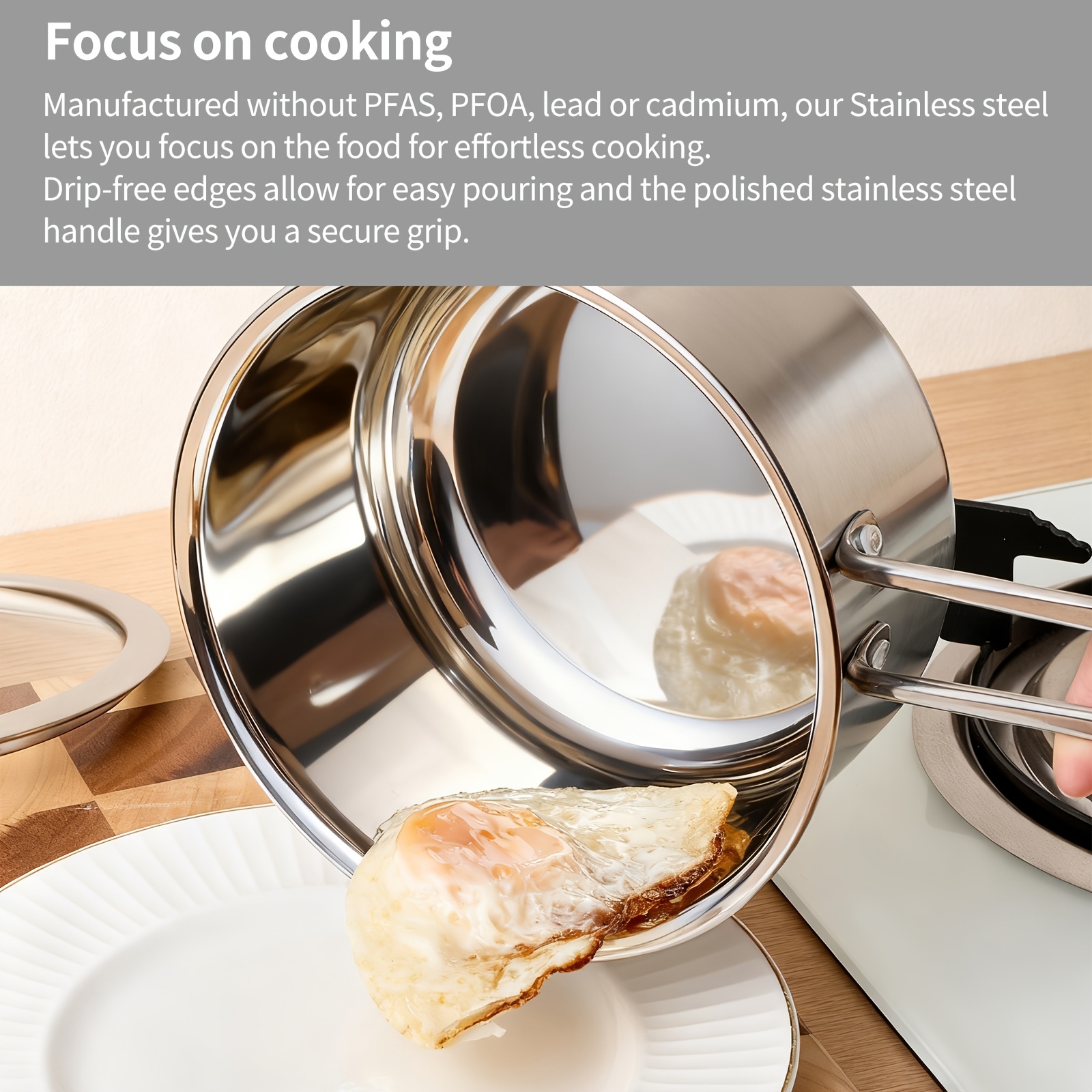 7pcs Stainless Steel Cookware  - Outdoor Gas Stove avis et prix