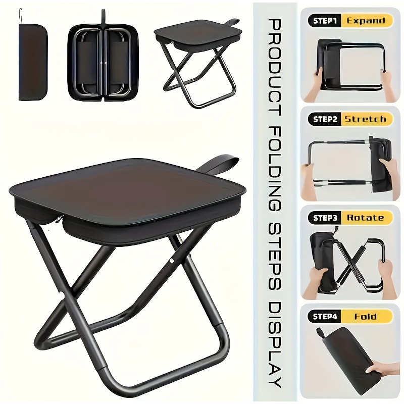  Folding Fishing Stool Portab - Outdoor Camping Stores avis et prix