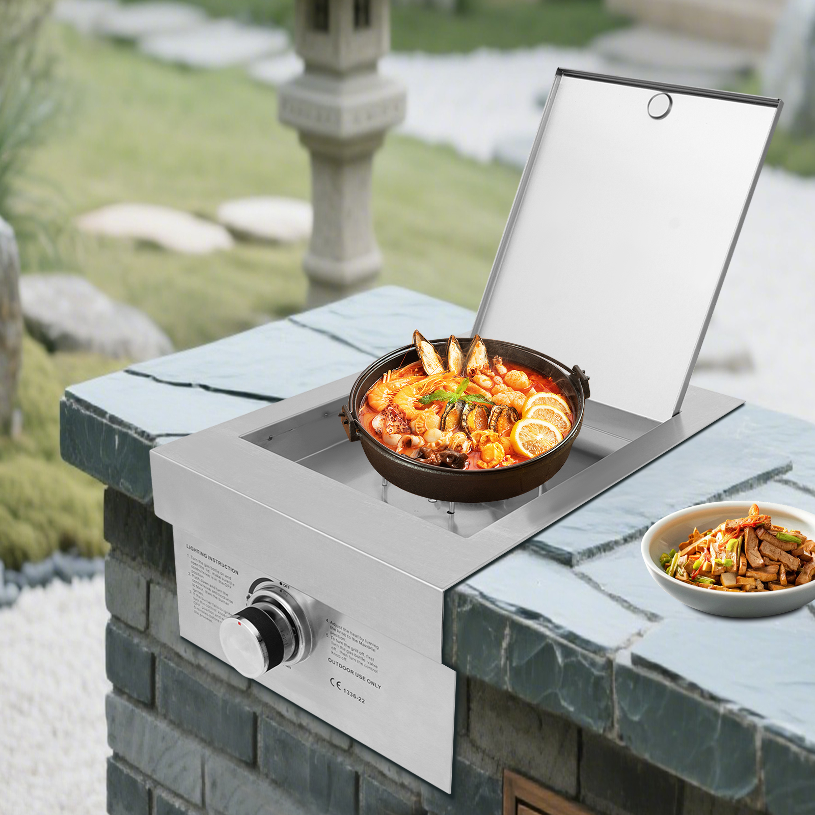 Gas Stove, Embedded/Outdoor, 3 - Outdoor Gas Stove avis et prix