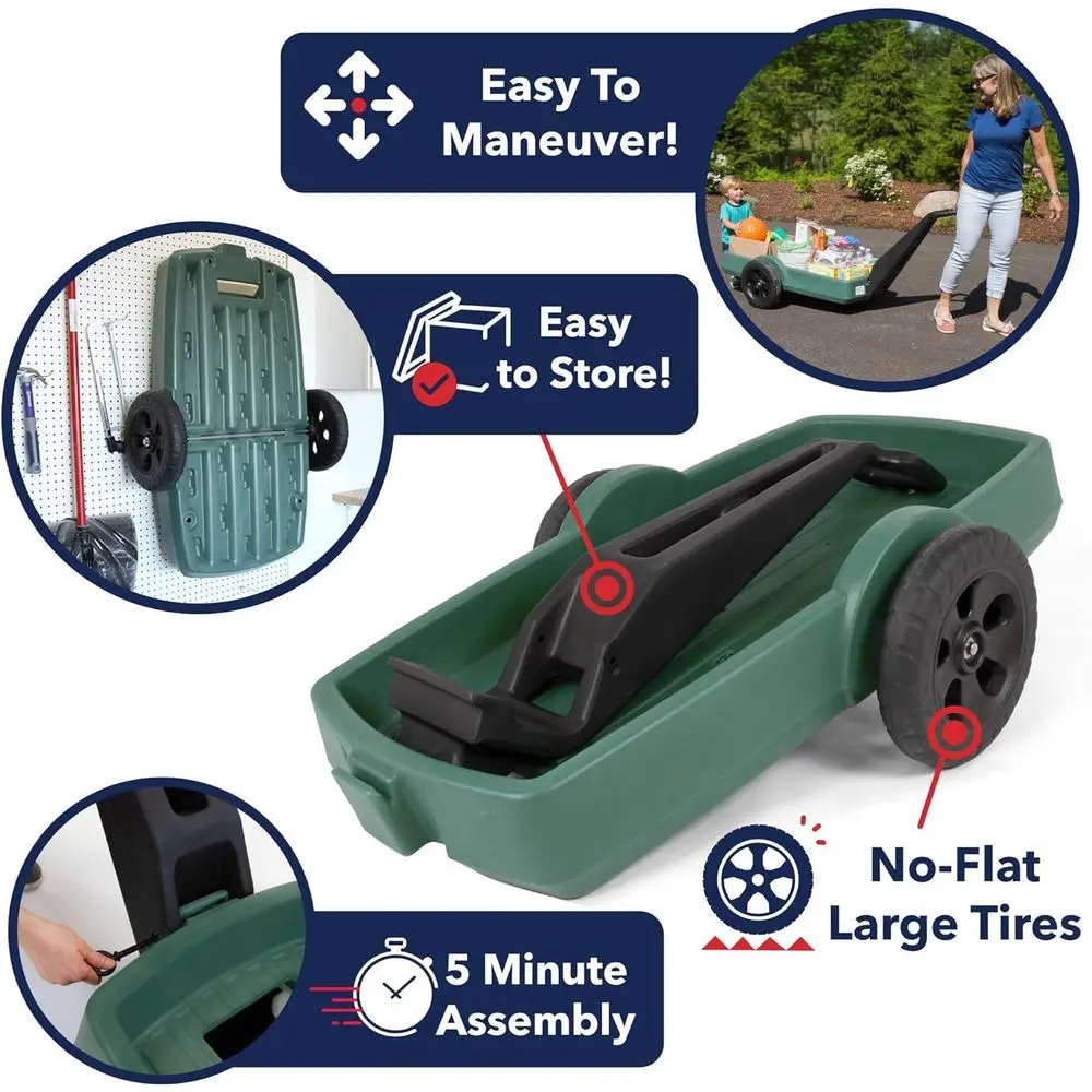 Heavy-Duty 2-Wheel Outdoor Yar - Outdoor Camping Trolley avis et prix