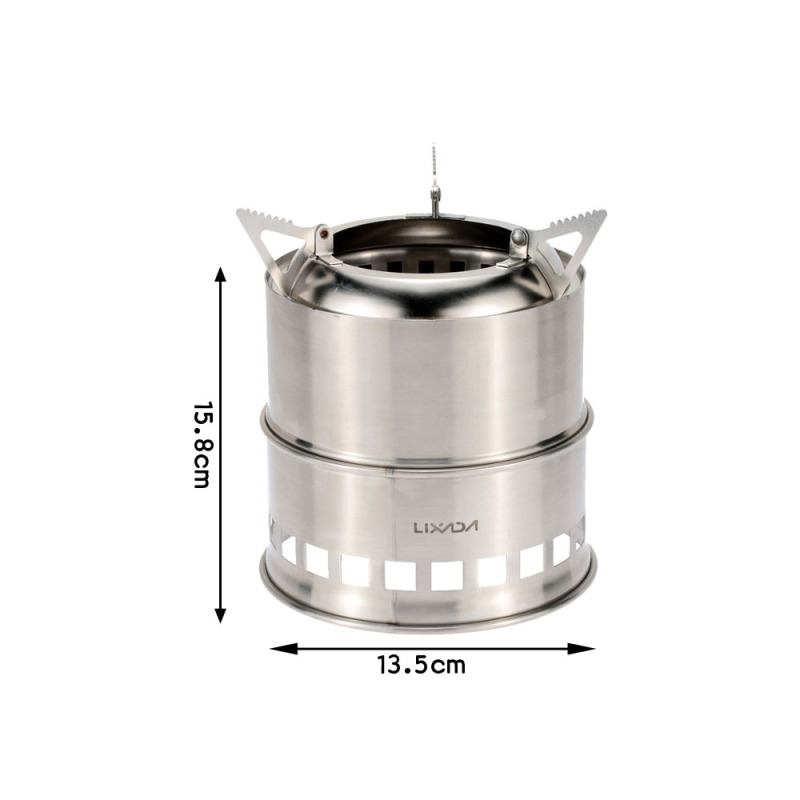 Lixada Stainless Steel Wood St - Outdoor Camping Sink avis et prix