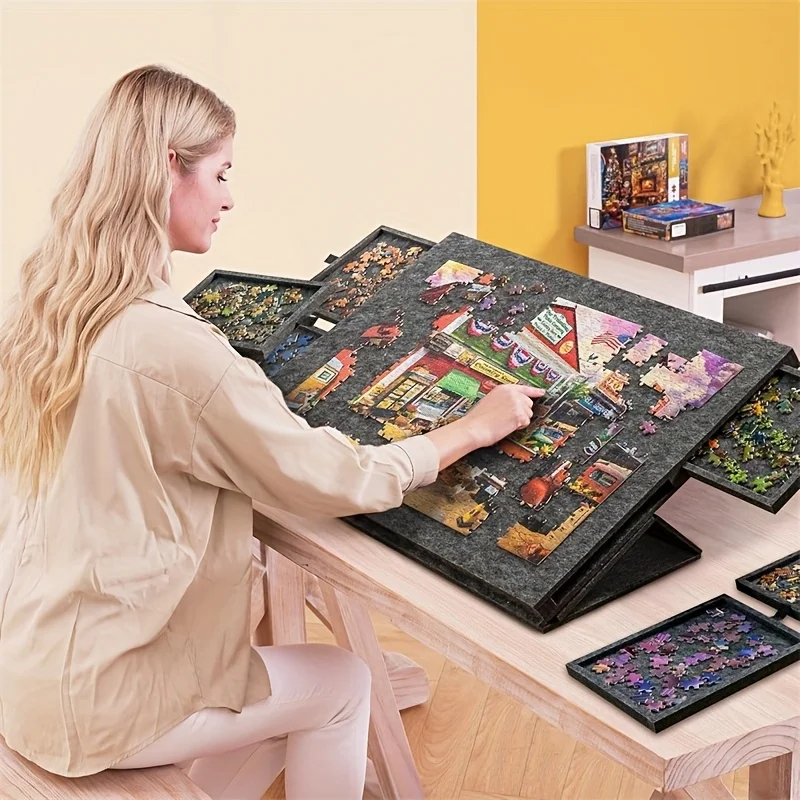 6-Drawer 1500pcs Jigsaw Puzzle - Outdoor Camping Table avis et prix