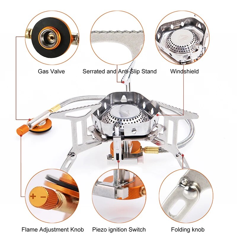 Widesea Camping Burner 3200W W - Outdoor Gas Camping Oven avis et prix