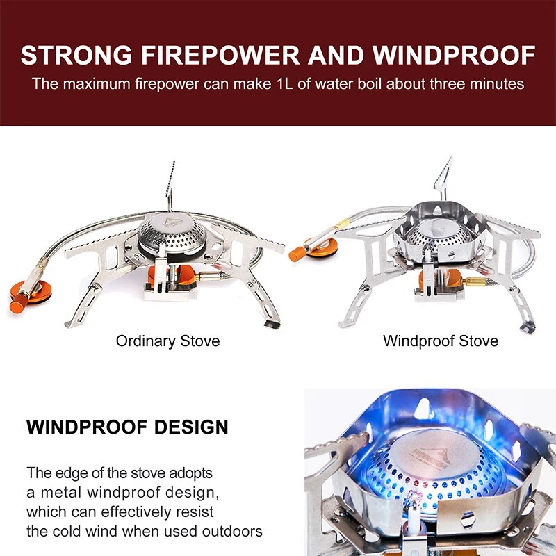 Widesea Camping Burner 3200W W - Outdoor Gas Camping Oven avis et prix