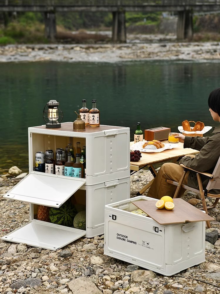 Outdoor Storage Box with Woode - Outdoor Camping Stores avis et prix