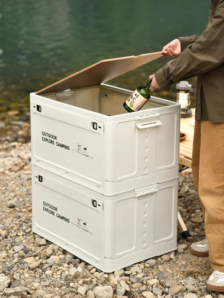 Outdoor Storage Box with Woode - Outdoor Camping Stores avis et prix