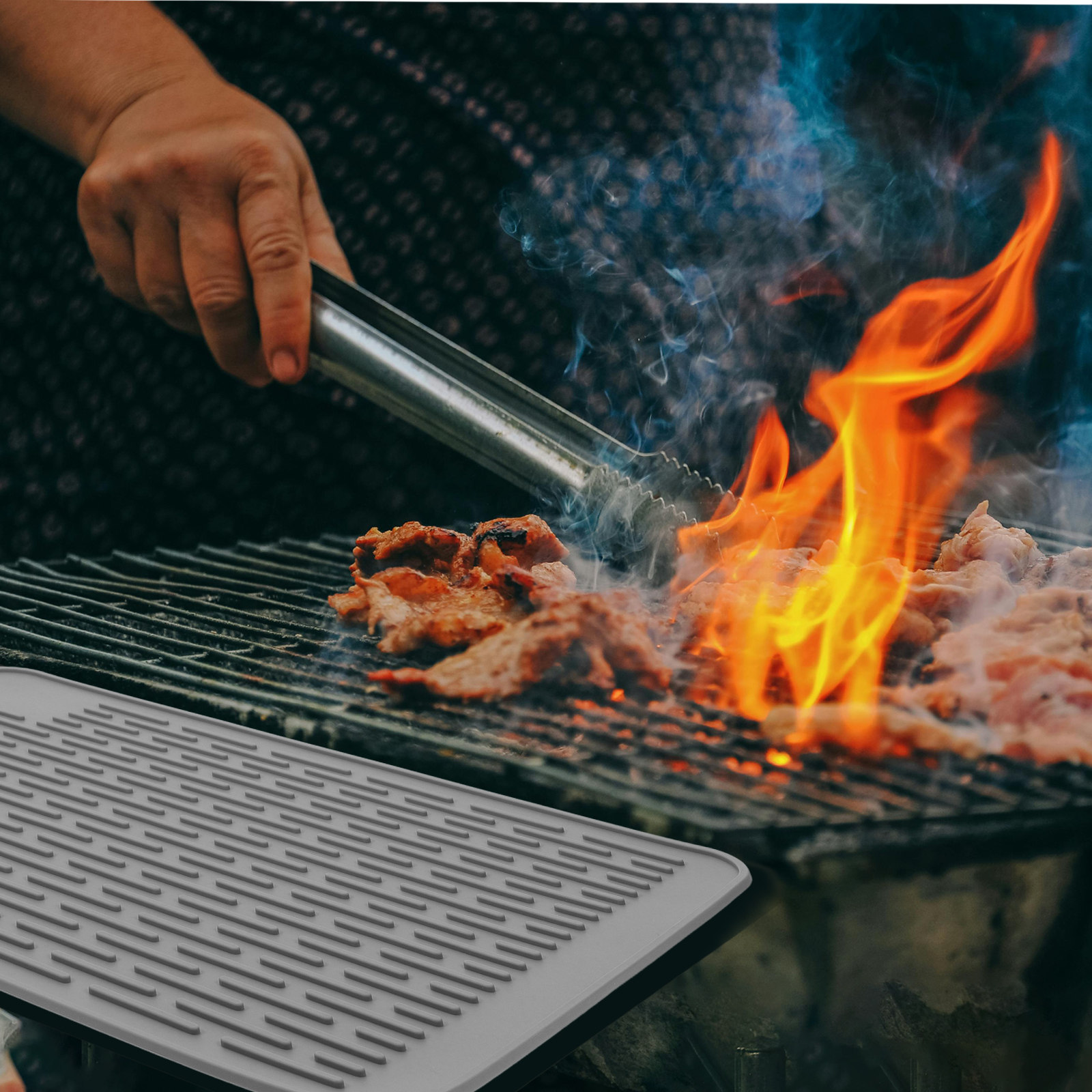 1pc Silicone Grill Mat Multipu - Outdoor Gas Stove avis et prix