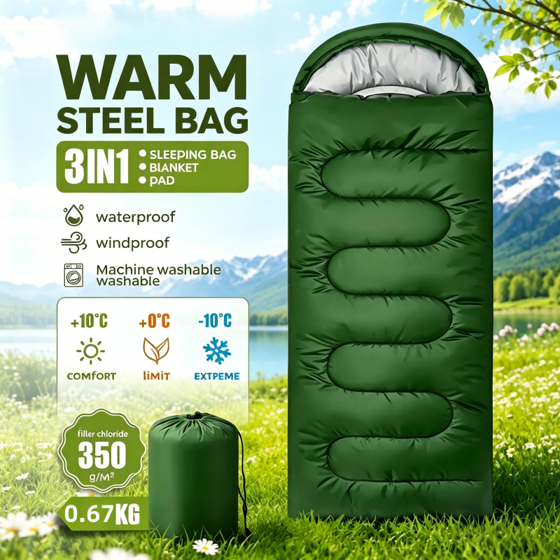 Camping sleeping bag light 4 s - Outdoor Camping In Winter avis et prix