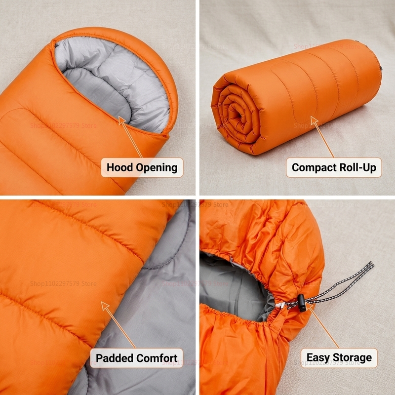 Camping sleeping bag light 4 s - Outdoor Camping In Winter avis et prix