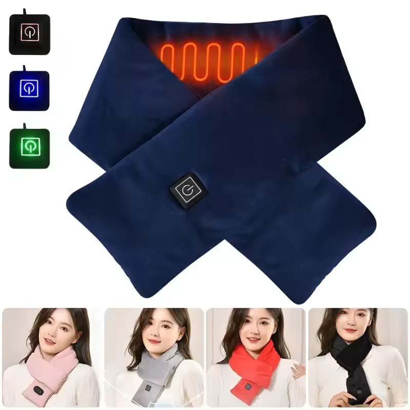USB Women Men Heating Scarf Te - Outdoor Camping In Winter avis et prix