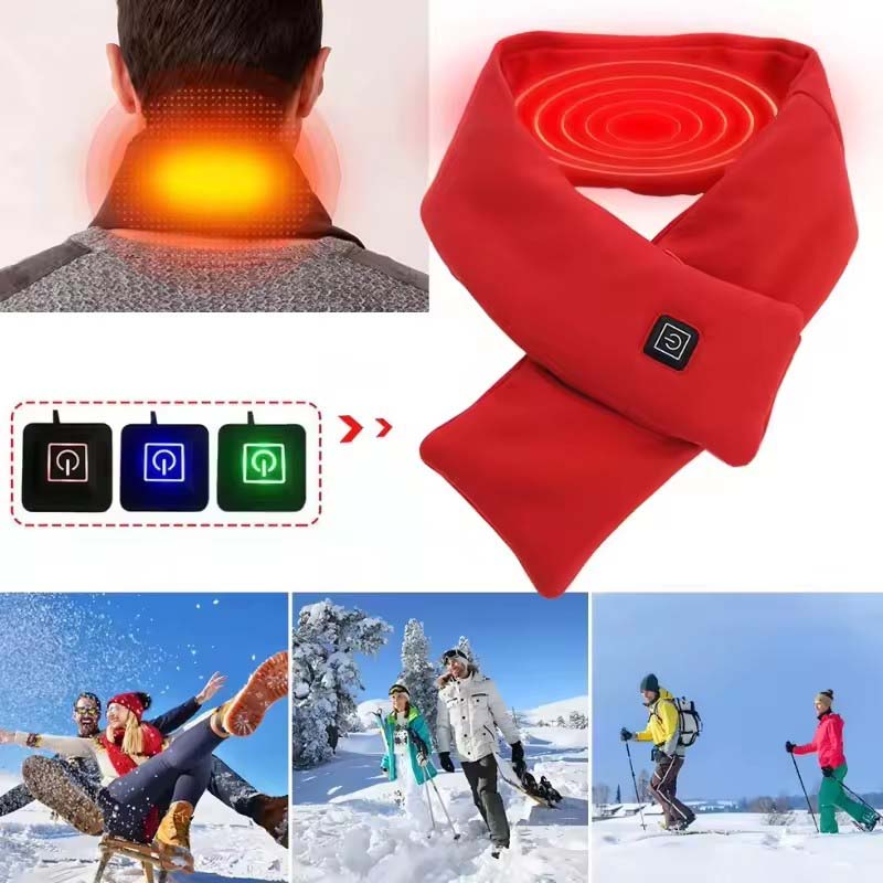 USB Women Men Heating Scarf Te - Outdoor Camping In Winter avis et prix