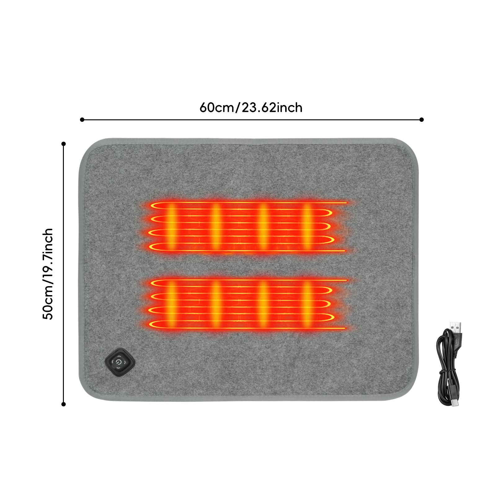 1PC USB MiElectric Heating Pad - Outdoor Camping Zone avis et prix