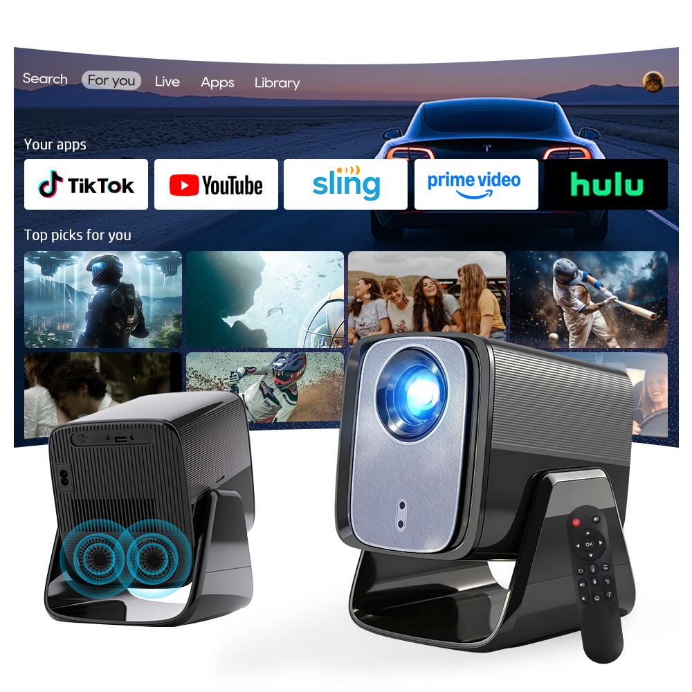 LYNCast Smart Projector with W - Outdoor Camping Tv avis et prix