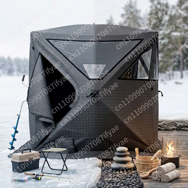 Outdoor sauna ice fishing tent - Outdoor Camping In Winter avis et prix