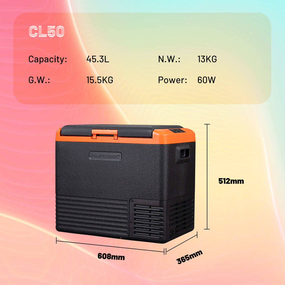 Alpicool CL50 12V Dual Use Coo - Outdoor Camping Zone avis et prix