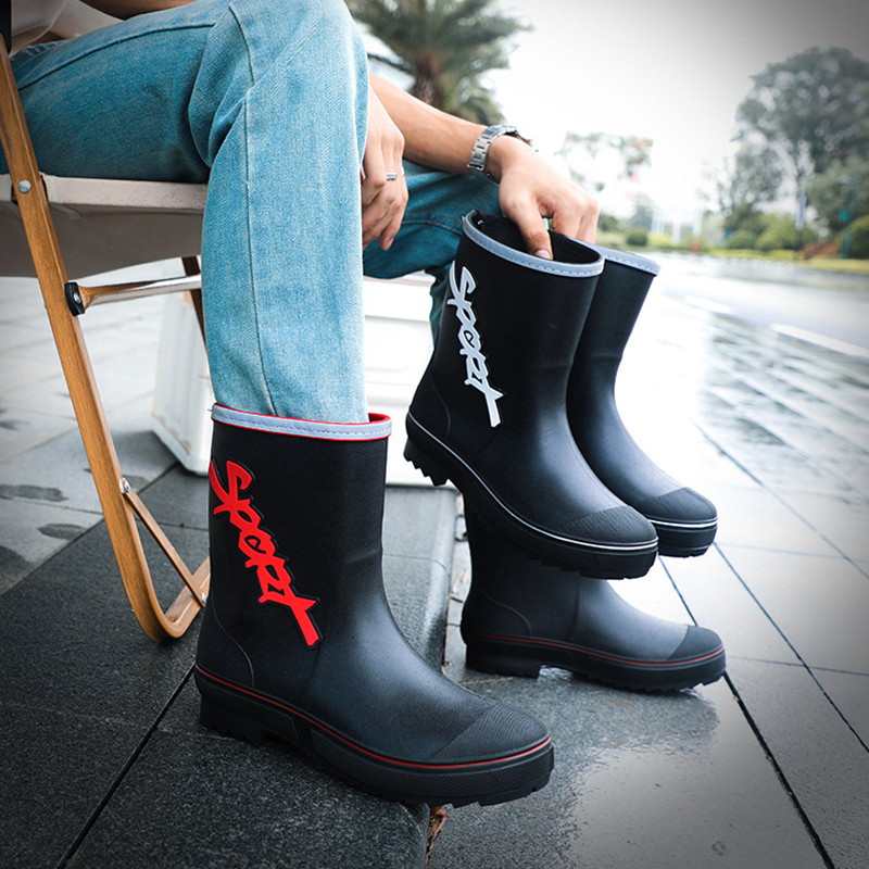 Men's Rain Boots Camping Fishi - Outdoor Camping In Winter avis et prix