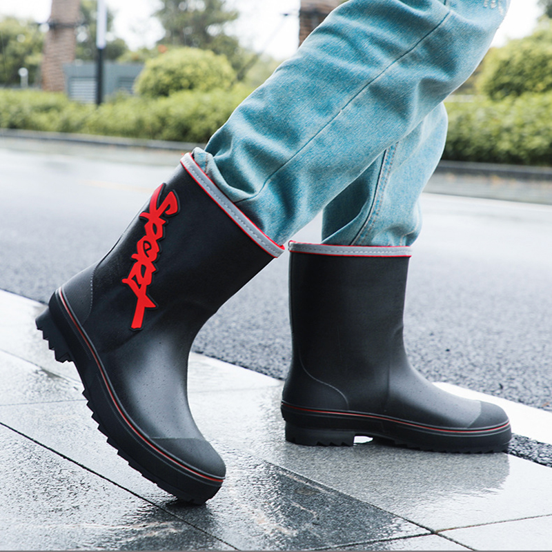 Men's Rain Boots Camping Fishi - Outdoor Camping In Winter avis et prix